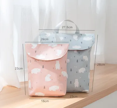 Baby diaper storage bag