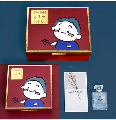 Empty Box Couple Birthday Gift Box Packaging Box