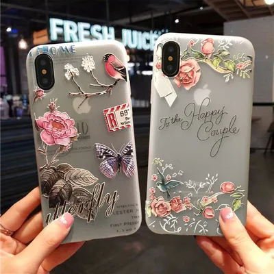 Transparent soft shell mobile phone case