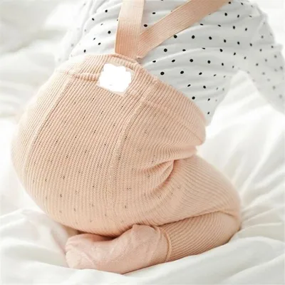 Baby crawling cross overalls