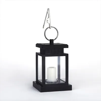 Solar glass can light courtyard waterproof outdoor