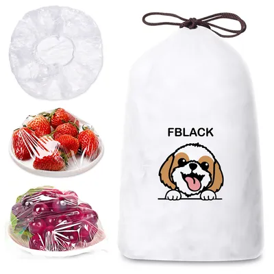 Plastic Bowl Covers Food Cover, Food Keeping Bags Elastic Reusable Plastic Stretch Elastic Food Storage Covers Kitchen Dining Plate Bread Proofing Universal Kitchen Wrap