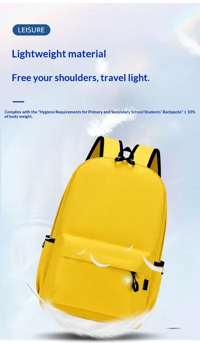 Customized Logo Printed Backpacks For Primary And Secondary School Students, Training Classes, Tutoring Bags, Gifts, Kindergarten Children's Leisure Backpacks