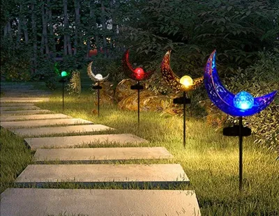 LED Solar Flame Light