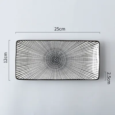 Japanese Creative Rectangular Sushi Plate