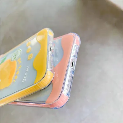 Summer Lemon Peach Bear  Phone Case