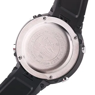 Men's digital large display electronic watch