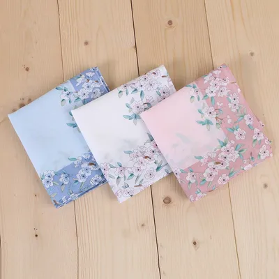 Women's Cotton Printed Handkerchief And Small Square