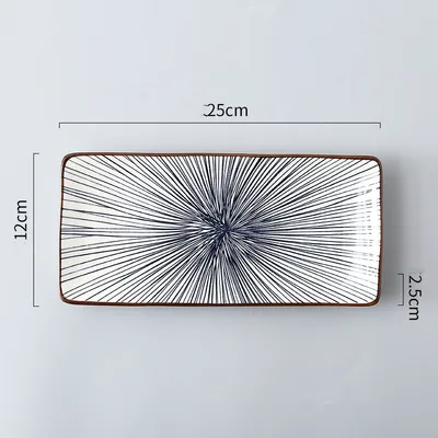 Japanese Creative Rectangular Sushi Plate