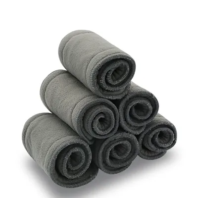 Odor-Absorbing Washable Baby Diaper Pad Bamboo Charcoal
