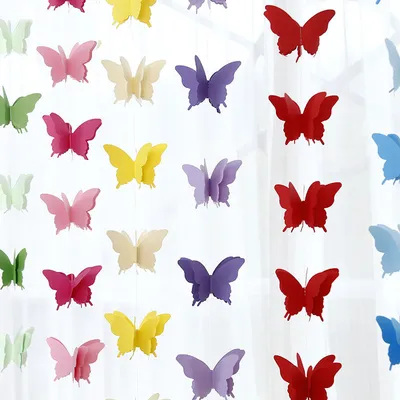 Big butterfly paper pull flower