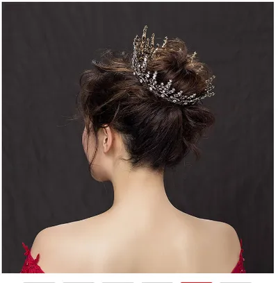 European Retro Birthday Crown Hair Accessories