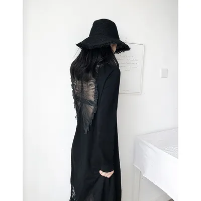 Lace panel mermaid dress