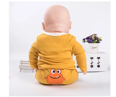 Baby Cotton Long-sleeved T-shirt Trousers 2 Sets
