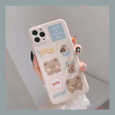 Milk tea Bear 12 mobile phone case