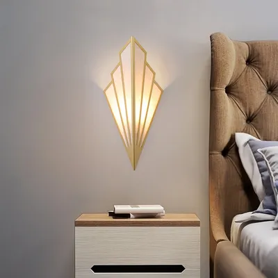 Creative Indoor LED Fan-shaped Wall Hanging Light