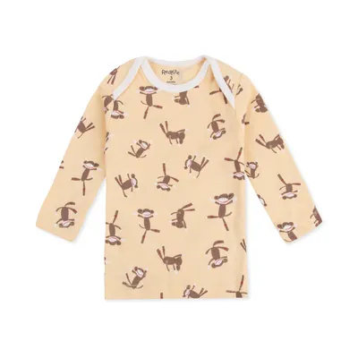 Baby Envelope Collar Long Sleeve T-shirt 5 Pack