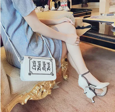 Vintage Fashion Letter Book Style Pu Purse Daily Clutch Bag Ladies Shoulder Bag Handbag Women's Crossbody Mini Messenger Bag