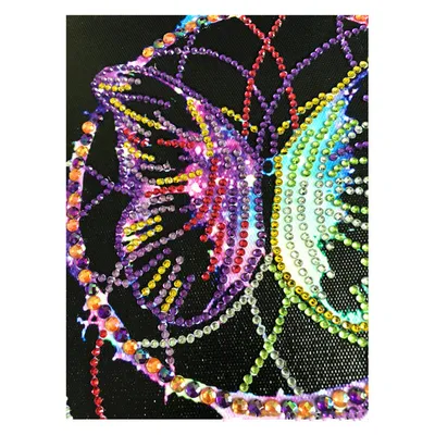 زينة أجراس الرياح بنمط الرسم بالماس