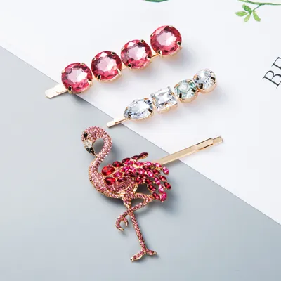 Acrylic hair clip set