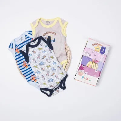 5 Pieces of Cotton Baby Sleeveless One-piece Romper