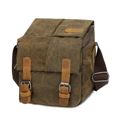 Single-Shoulder Camera Bag Multifunctional SLR Photography Canvas Bag Camera Bag