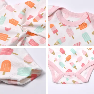 New Cotton Baby Short-sleeved One-piece Home Service