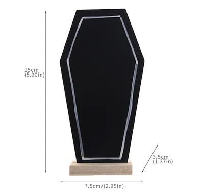 Tombstone small blackboard decoration
