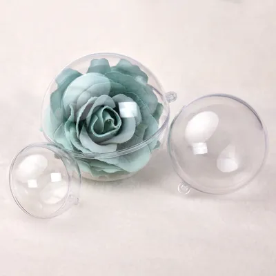 Pendant transparent colored balls