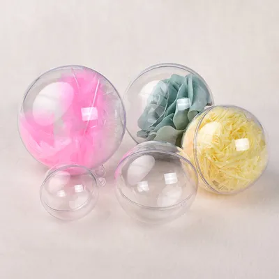 Pendant transparent colored balls
