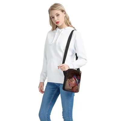 Customized Image Vintage Anime Punk Printing Cool Small Messenger Bags Shoulder Bag Boys Crossbody Bags