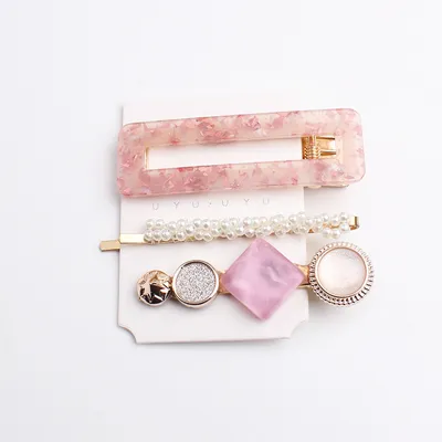Cute Girl Hair Card Hairpin Side Clip