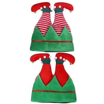 Fancy Christmas Caps Men Women Xmas Trousers Hat Clown Trousers Leg Hat For Party Celebration Home Gift