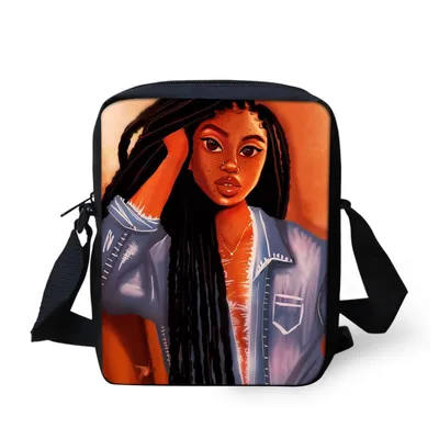 Customized Image Vintage Anime Punk Printing Cool Small Messenger Bags Shoulder Bag Boys Crossbody Bags