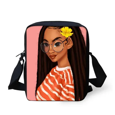Customized Image Vintage Anime Punk Printing Cool Small Messenger Bags Shoulder Bag Boys Crossbody Bags