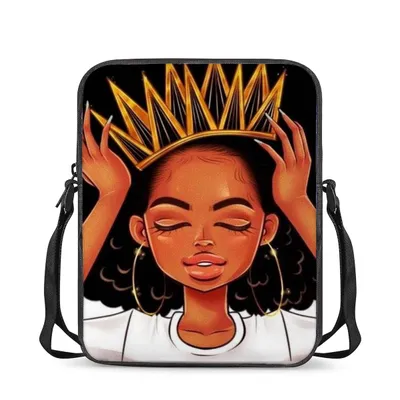 Customized Image Vintage Anime Punk Printing Cool Small Messenger Bags Shoulder Bag Boys Crossbody Bags