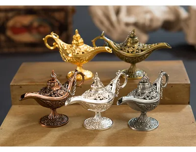 Metal Craft Wishing Lamp Aroma Diffuser Home Furnishing