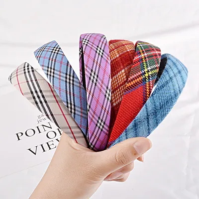 Floral Fine Hair Band Set Fabric Printing  Headband