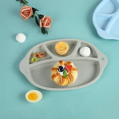 طبق عشاء مدمج من السيليكون