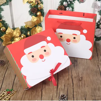 Christmas packing night gift tote bag gift bag box