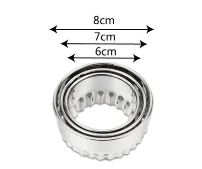 Stainless Steel Round Dumpling Skin Mold