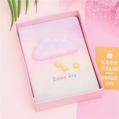 Cloud bubble light notebook