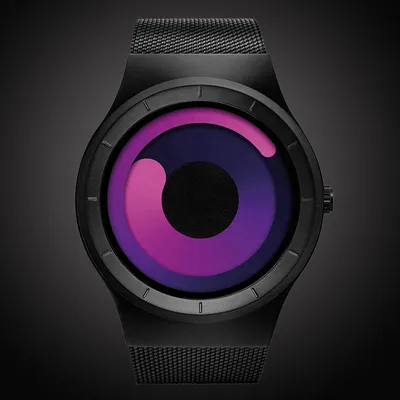 Casual Stainless steel Mesh Band Unisex Watch