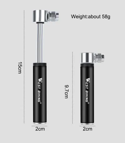 Aluminum bicycle pump