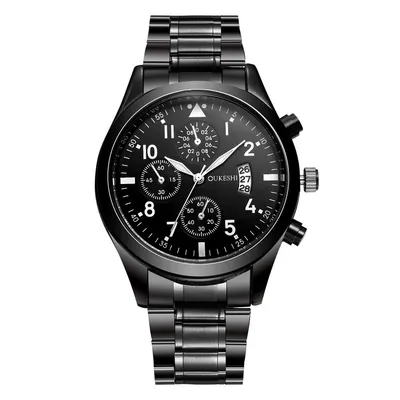 Waterproof Calendar Steel Band Watch