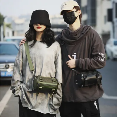 Messenger bag men's trendy brand