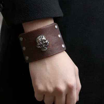 New cowhide bracelet for men