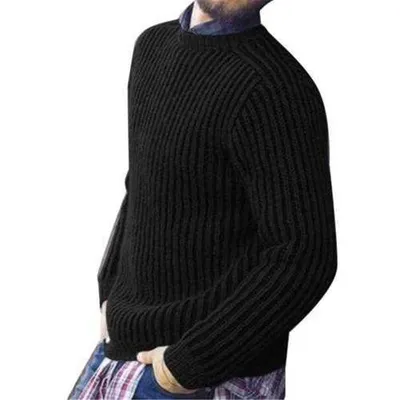 Sweater men blue warm jacket men handsome tall