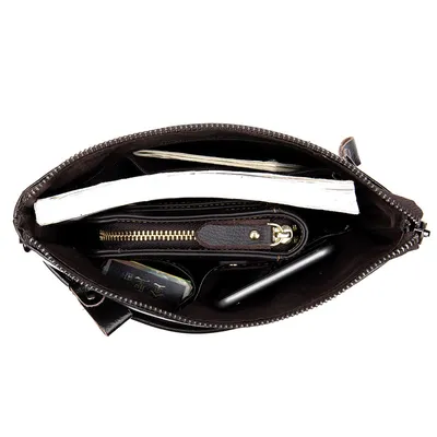 Leather men's bag casual business men's messenger bag