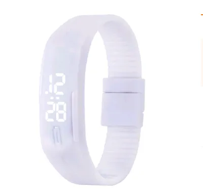 Waterproof LED Bracelet Watch Fashion Sports Watch White Light Touch Screen Electronic Student Watch